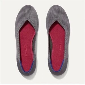 Rothy’s Gray Pointed Toe Flats Women’s Size 8.5 Washable